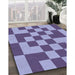 Machine Washable Transitional Purple Mimosa Purple Rug in a Family Room, wshpat1115blu