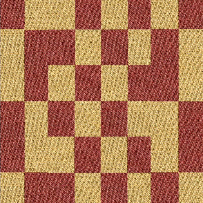 Patterned Yellow Rug, pat1115brn