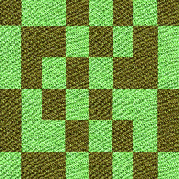 Patterned Oak Brown Rug, pat1115grn