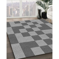 Patterned Carbon Gray Rug, pat1115gry