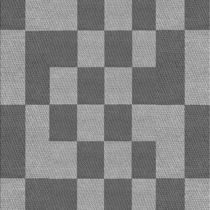 Machine Washable Transitional Carbon Gray Rug, wshpat1115gry