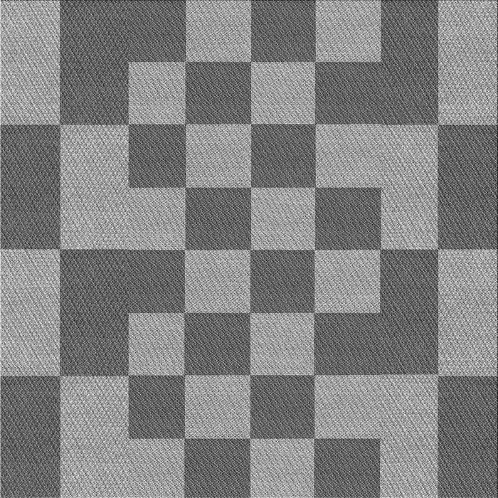 Round Machine Washable Transitional Carbon Gray Rug, wshpat1115gry