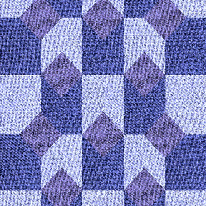 Patterned Blue Rug, pat1116blu