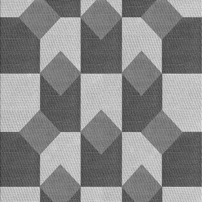 Patterned Silver Gray Rug, pat1116gry