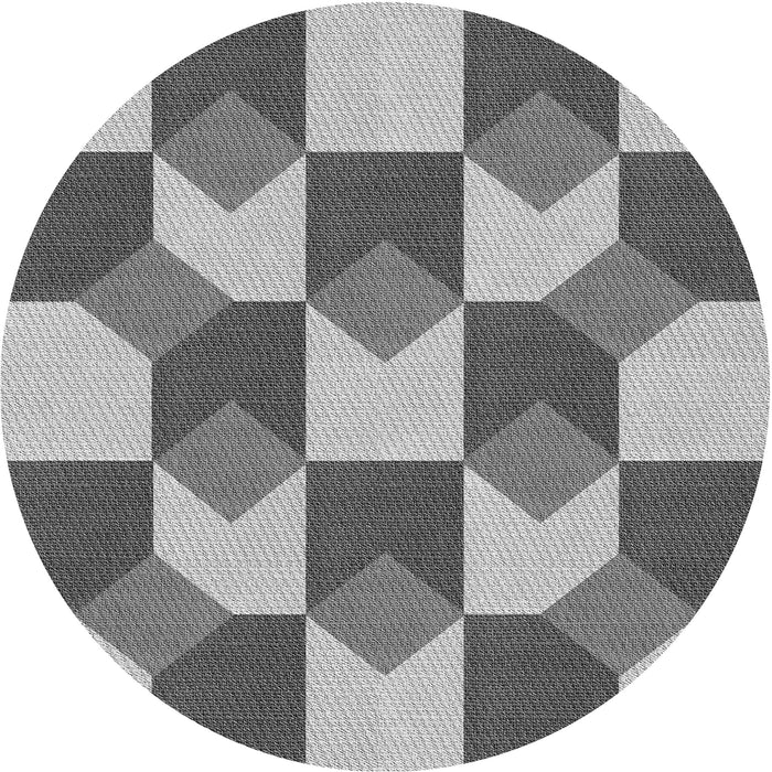 Square Machine Washable Transitional Silver Gray Rug in a Living Room, wshpat1116gry