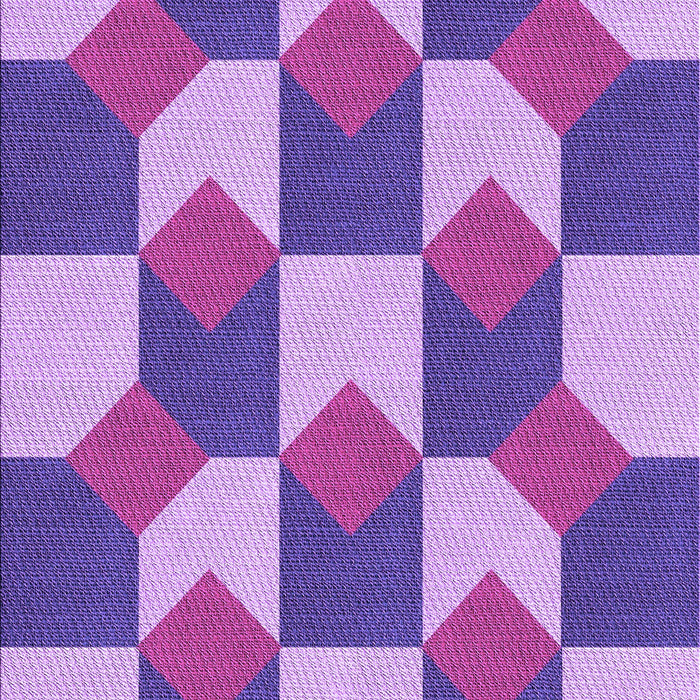 Patterned Blue Violet Purple Rug, pat1116pur
