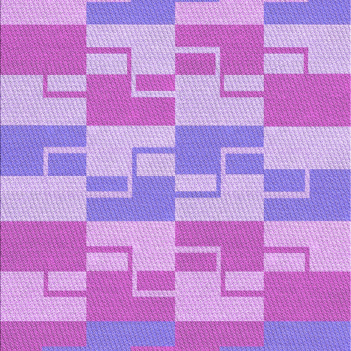 Machine Washable Transitional Bright Lilac Purple Rug, wshpat1117pur
