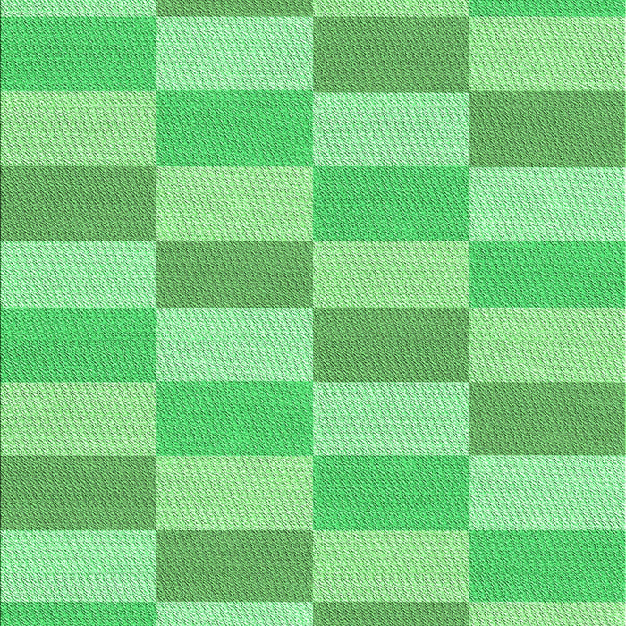 Machine Washable Transitional Green Rug, wshpat1118grn