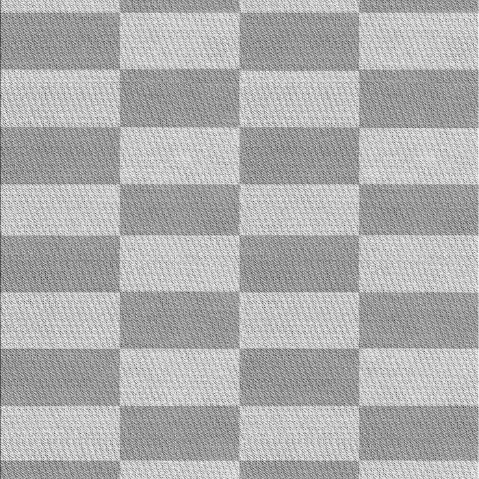 Patterned Platinum Silver Gray Rug, pat1118gry