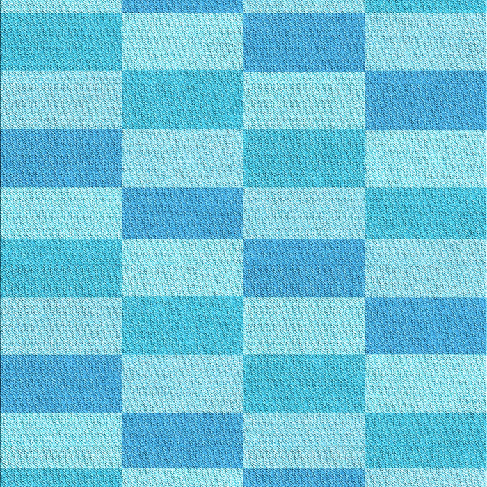 Machine Washable Transitional Deep Sky Blue Rug, wshpat1118lblu