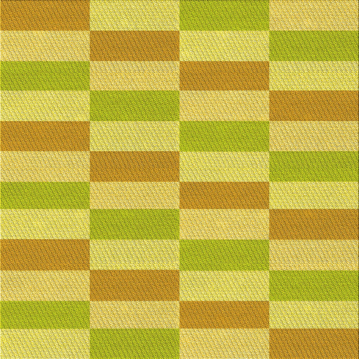 Round Patterned Yellow Rug, pat1118yw