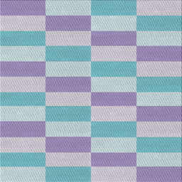 Square Patterned Slate Blue Grey Novelty Rug, pat1118