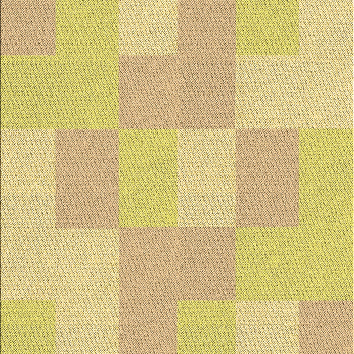 Patterned Bold Yellow Rug, pat1119brn