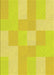 Machine Washable Transitional Yellow Rug, wshpat1119yw