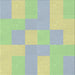 Sideview of Machine Washable Transitional Green Rug, wshpat1119