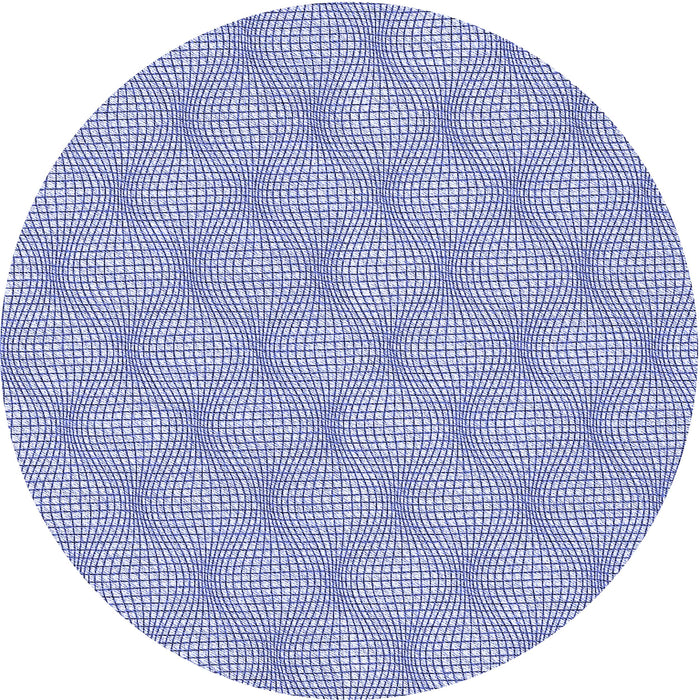 Square Patterned Blue Rug, pat112blu