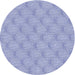 Square Patterned Blue Rug, pat112blu