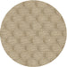 Square Machine Washable Transitional Golden Blonde Gold Rug in a Living Room, wshpat112brn