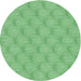 Square Patterned Light Green Rug, pat112grn