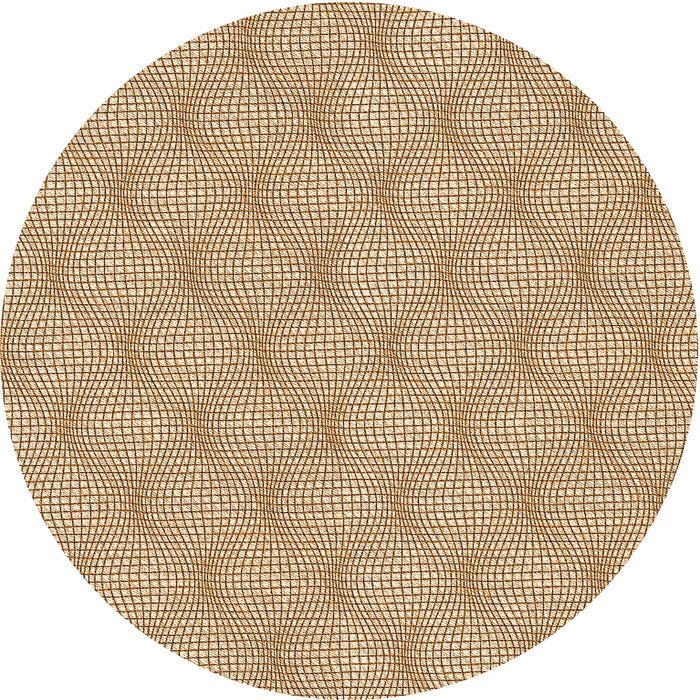 Square Patterned Khaki Gold Rug, pat112org