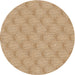 Square Patterned Khaki Gold Rug, pat112org