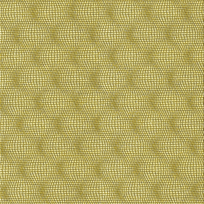 Round Patterned Dark Yellow Green Rug, pat112yw
