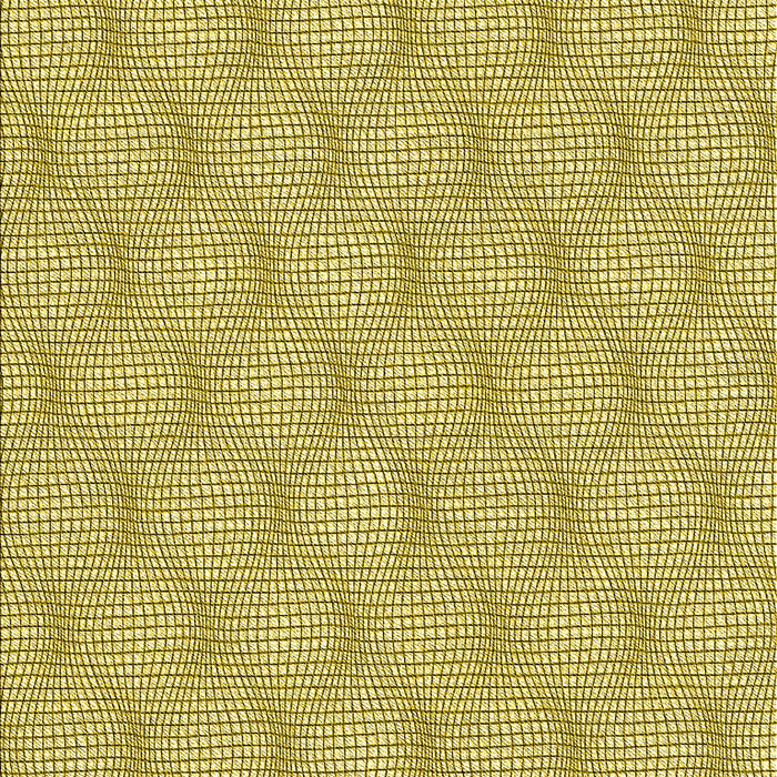 Patterned Dark Yellow Green Rug, pat112yw