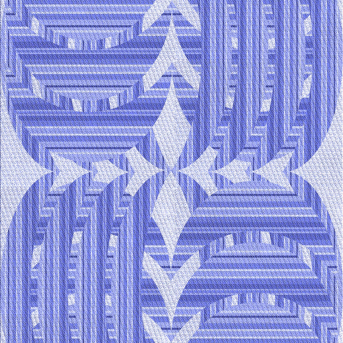 Patterned Pastel Blue Rug, pat1120blu