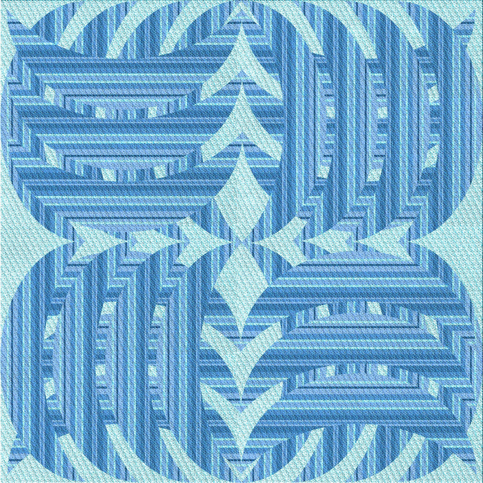 Round Machine Washable Transitional Neon Blue Rug, wshpat1120lblu