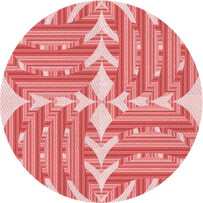 Square Machine Washable Transitional Pastel Pink Rug in a Living Room, wshpat1120rd