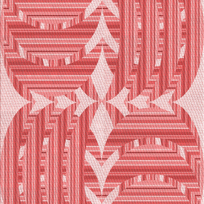 Patterned Pastel Pink Rug, pat1120rd