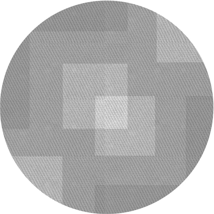 Square Patterned Gray Rug, pat1121gry