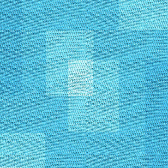 Patterned Bright Cyan Blue Rug, pat1121lblu