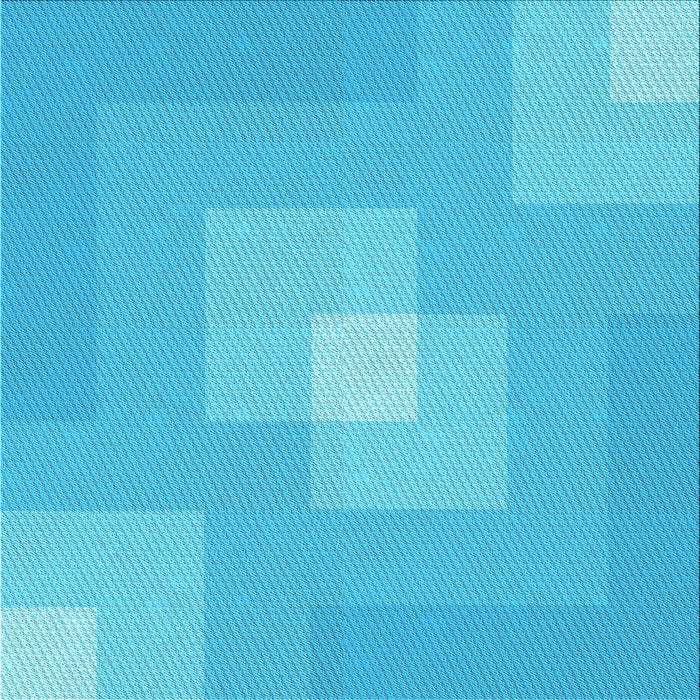 Round Patterned Bright Cyan Blue Rug, pat1121lblu