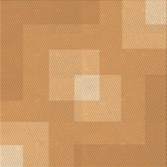 Round Patterned Neon Orange Rug, pat1121org