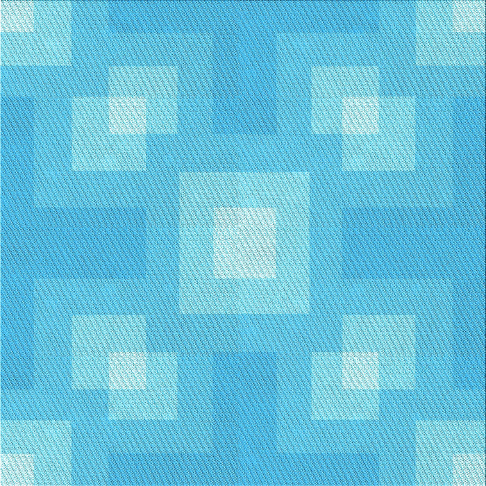 Round Patterned Bright Turquoise Blue Rug, pat1122lblu