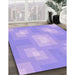 Machine Washable Transitional Purple Mimosa Purple Rug in a Family Room, wshpat1122pur