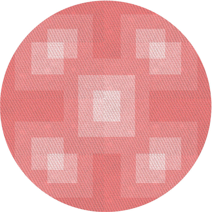 Square Machine Washable Transitional Pastel Pink Rug in a Living Room, wshpat1122rd