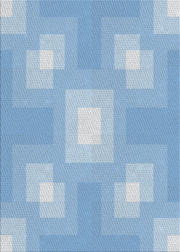 Machine Washable Transitional Light Day Blue Rug, wshpat1122