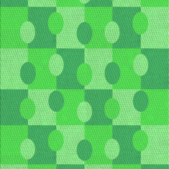 Patterned Neon Green Rug, pat1123grn