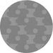 Square Patterned Dark Gray Rug, pat1123gry