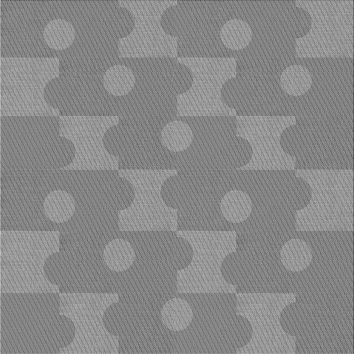 Round Machine Washable Transitional Dark Gray Rug, wshpat1123gry