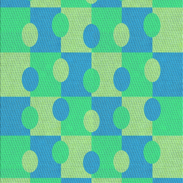 Patterned Lime Mint Green Rug, pat1123lblu