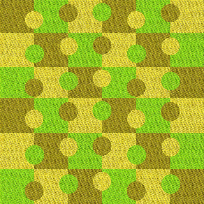 Round Patterned Brown Rug, pat1123yw