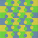 Sideview of Machine Washable Transitional Yellow Green Rug, wshpat1123