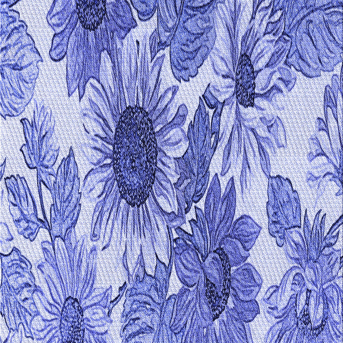 Machine Washable Transitional Blue Rug, wshpat1124blu