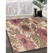 Patterned Sienna Brown Rug in Family Room, pat1124brn