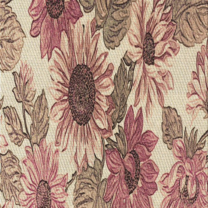 Patterned Sienna Brown Rug, pat1124brn