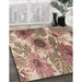Machine Washable Transitional Sienna Brown Rug in a Family Room, wshpat1124brn