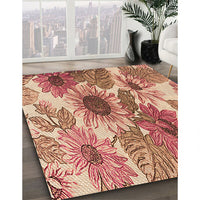 Patterned Red Rug, pat1124org